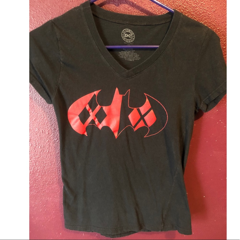 Harley Quinn Bat Symbol Tee